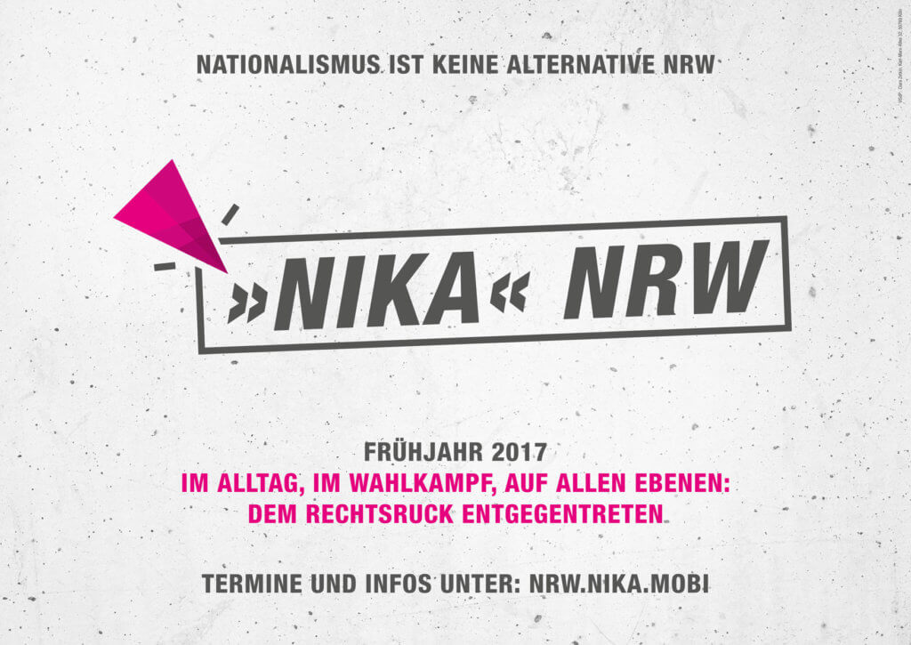 Plakat NIKA NRW Kampagne